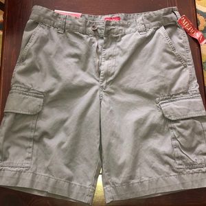 NWT Merona Men’s Gray Cargo Shorts Size 36